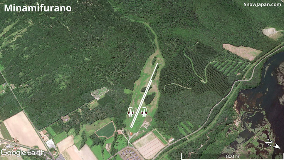 Ski area lift layout