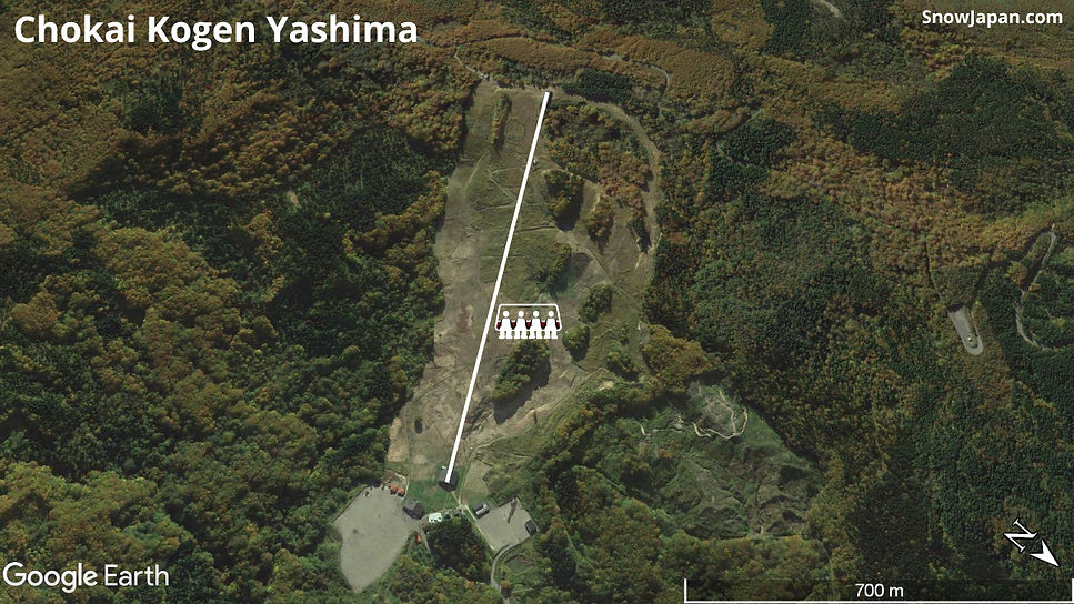Ski area lift layout