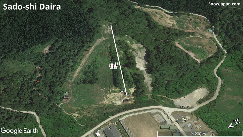 Ski area lift layout