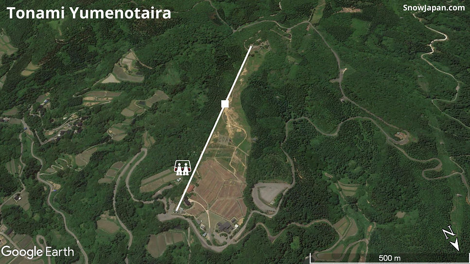 Ski area lift layout