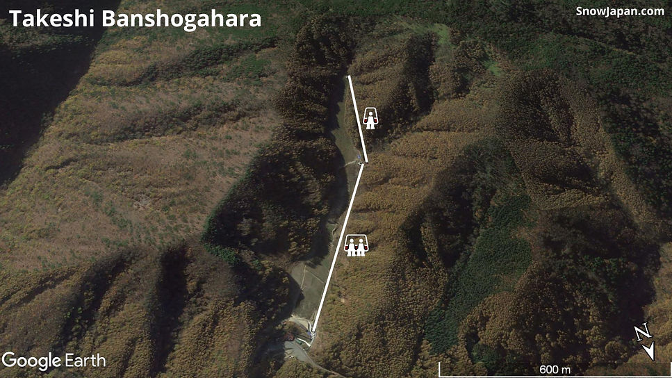 Ski area lift layout