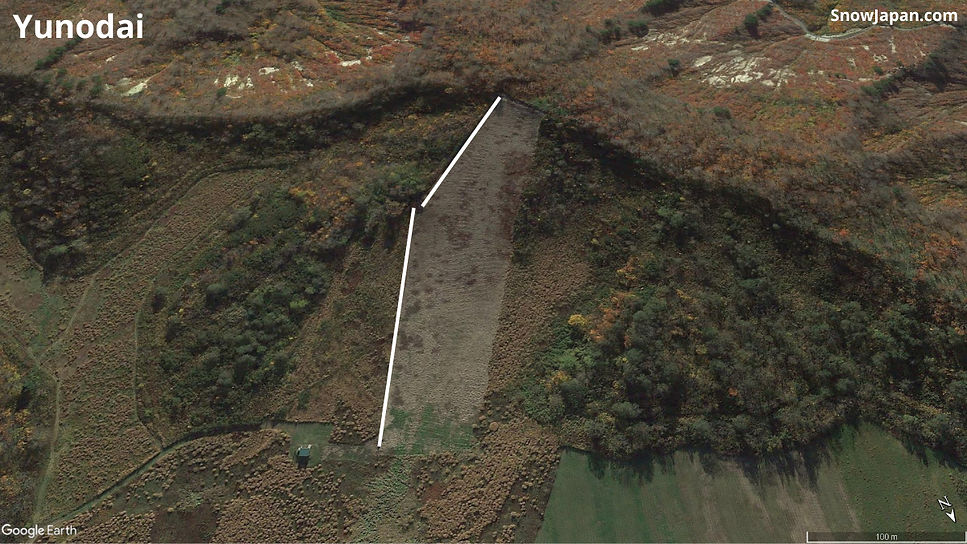 Ski area lift layout