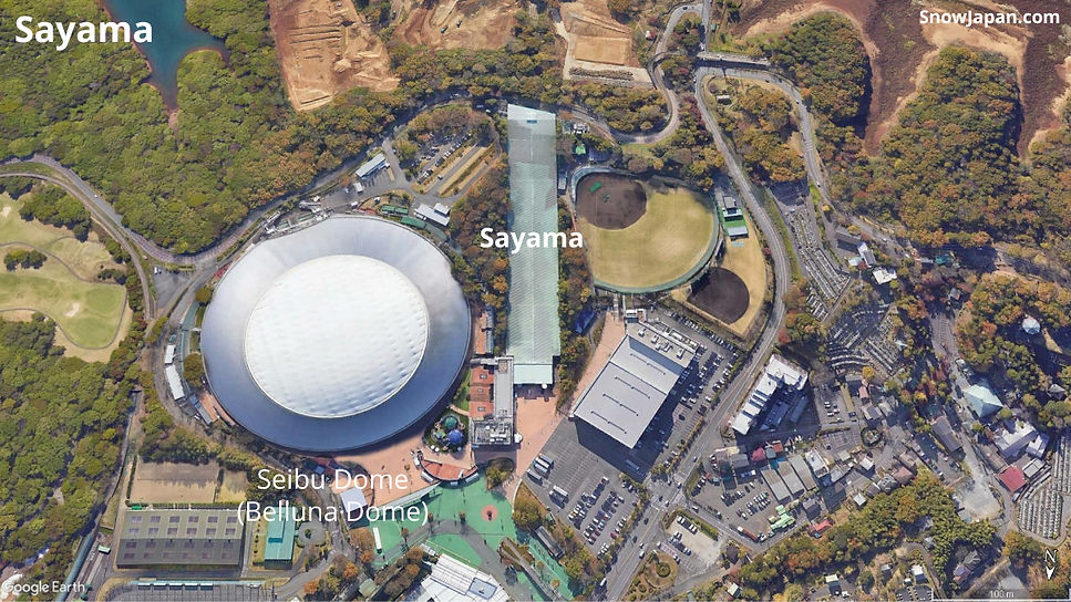 Ski area lift layout