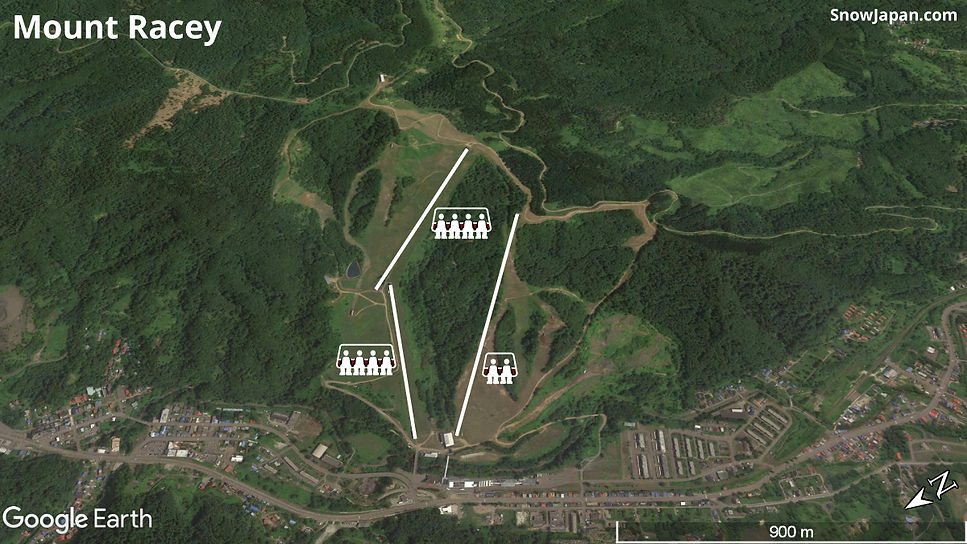 Ski area lift layout