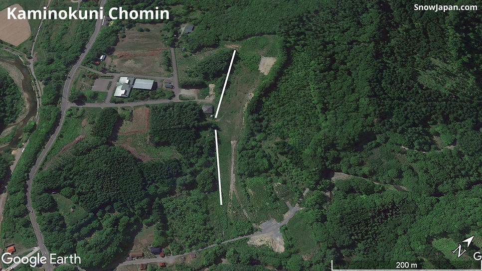 Ski area lift layout