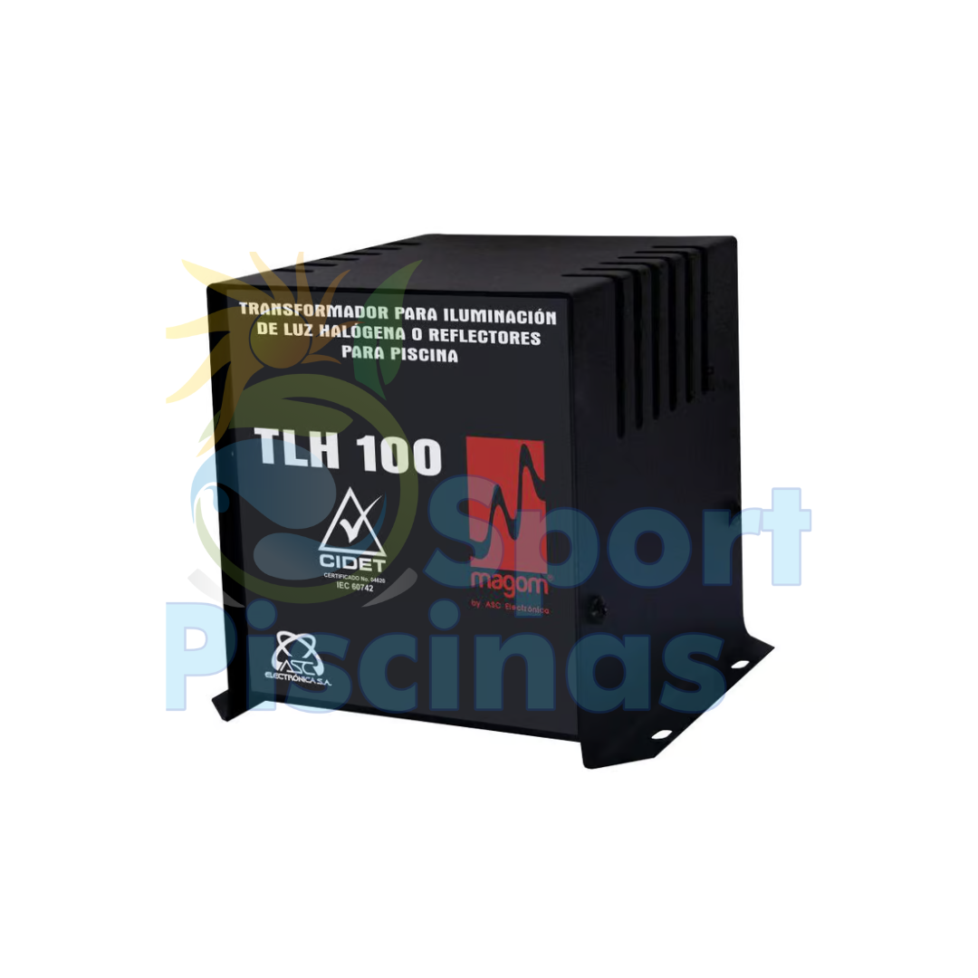 TRANSFORMADOR DE 100W A 12V CON FUSIBLE