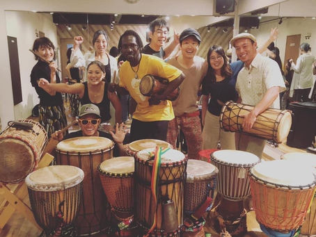 12/6日 ジャンベ・ドゥンドゥン練習会