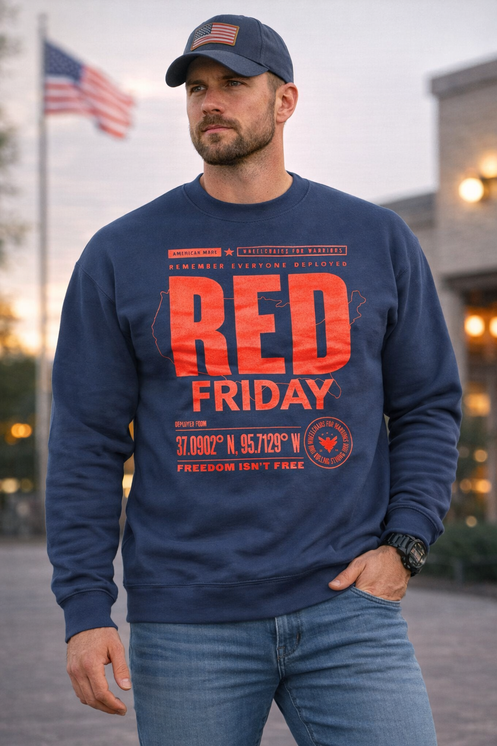 RED Friday Stealth Edition Sweatshirt - Unisex