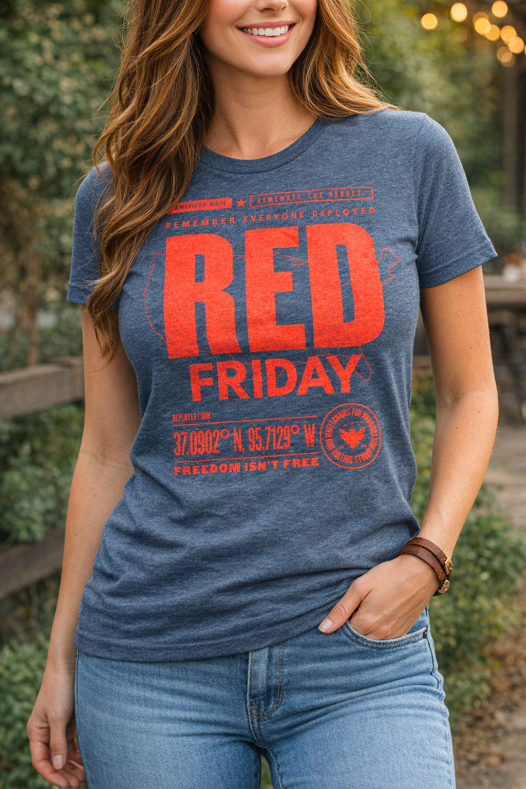 RED Friday Stealth Edition Heather Blue - Women's