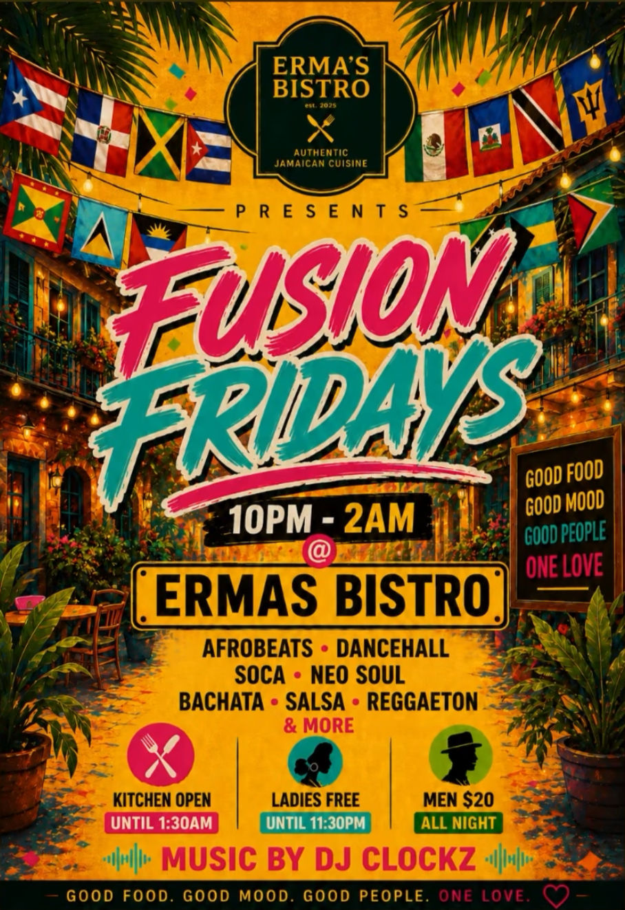 Fusion Ftidays @ Erma's Bistro