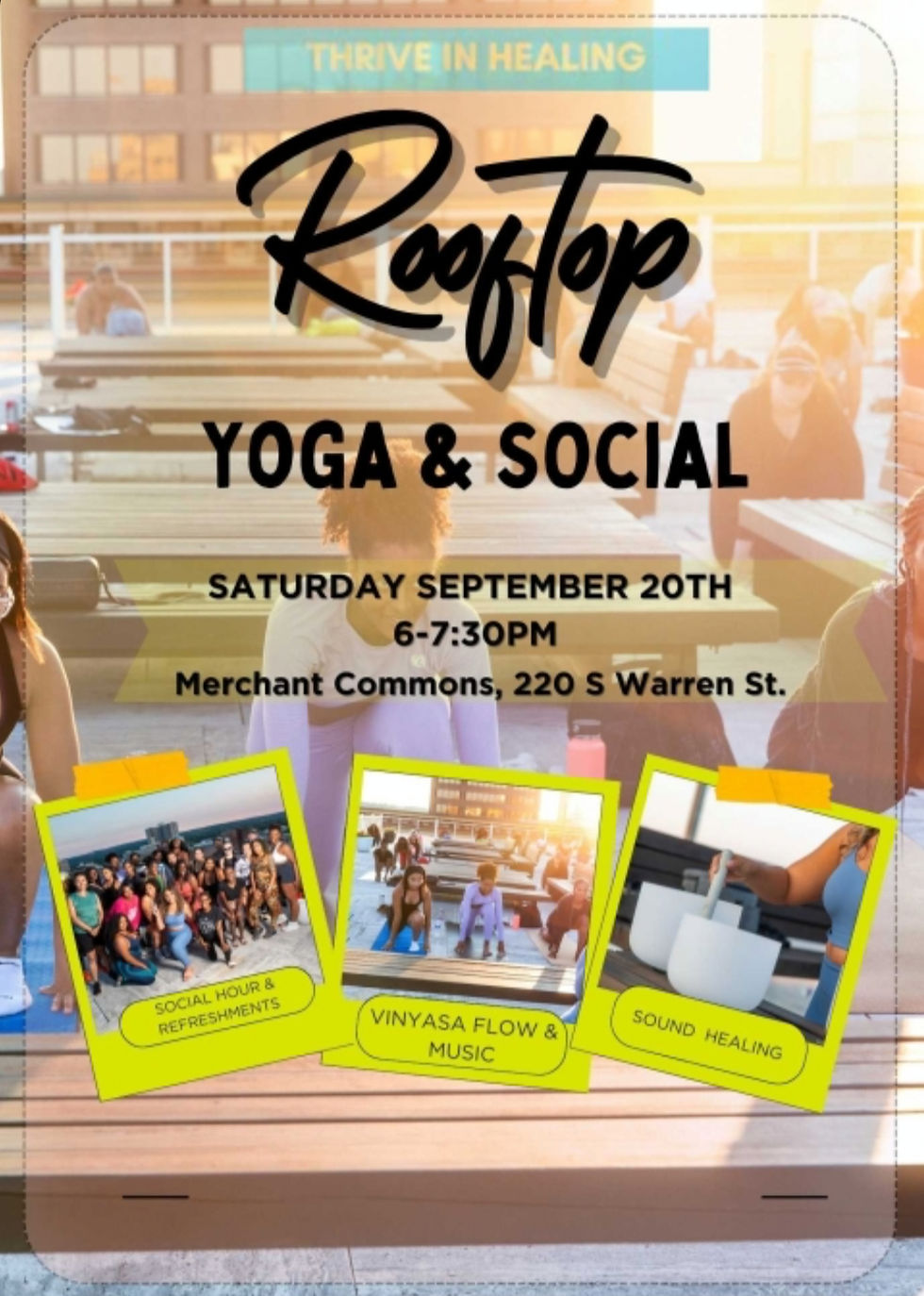 Rooftop Yoga & Social  