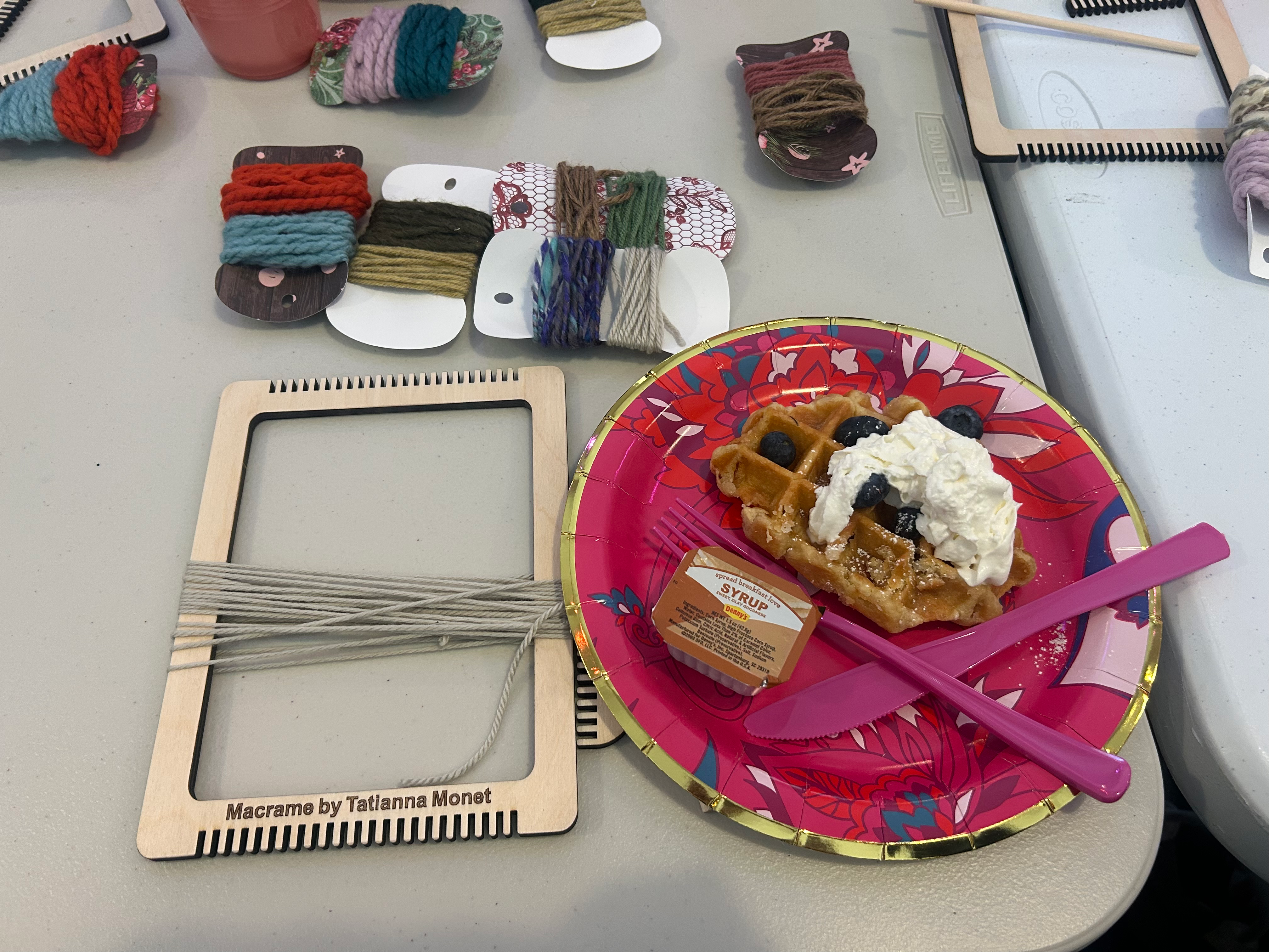 Weaving, Waffles and Community: A Macrame Experience with Tatianna Monet