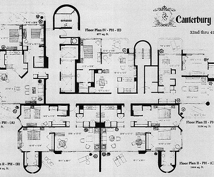 canterbury place plans 32-41 floor