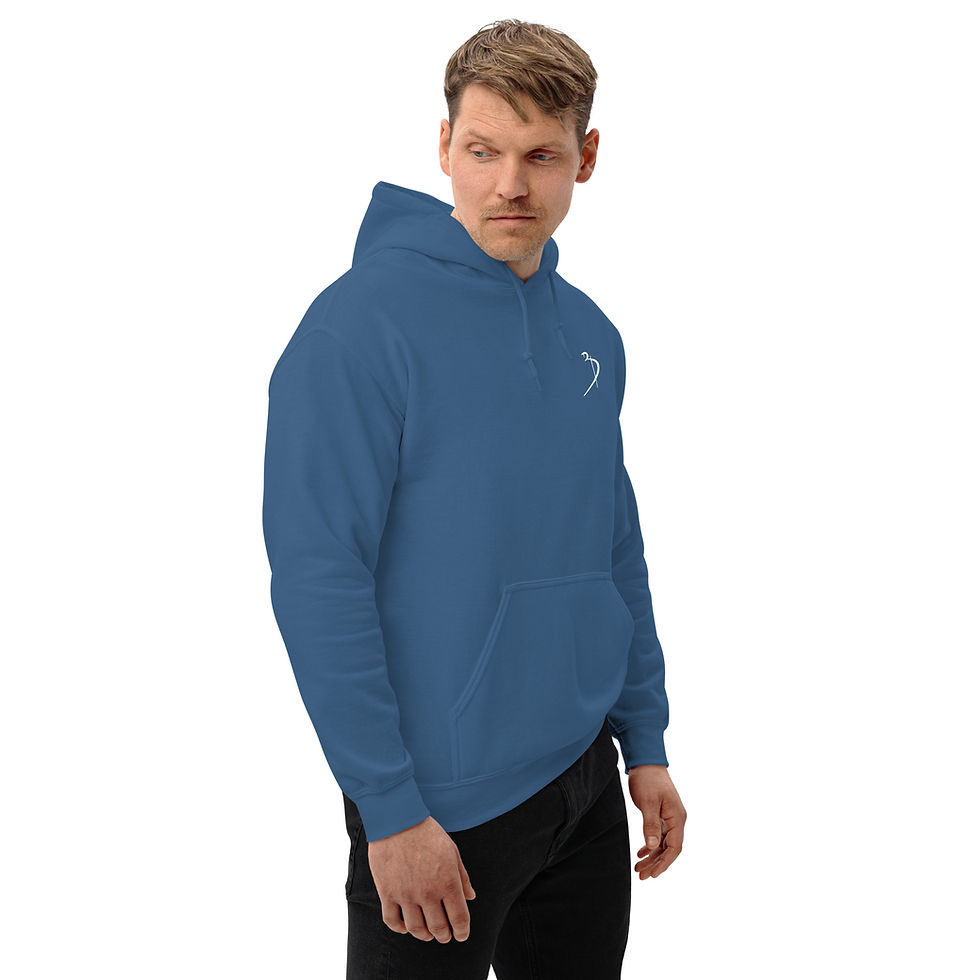 Hình thu nhỏ: Black & Blue Unisex Hoodies