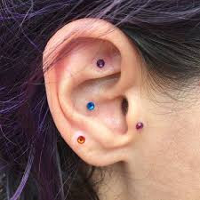 Swarovski crystal ear seeds