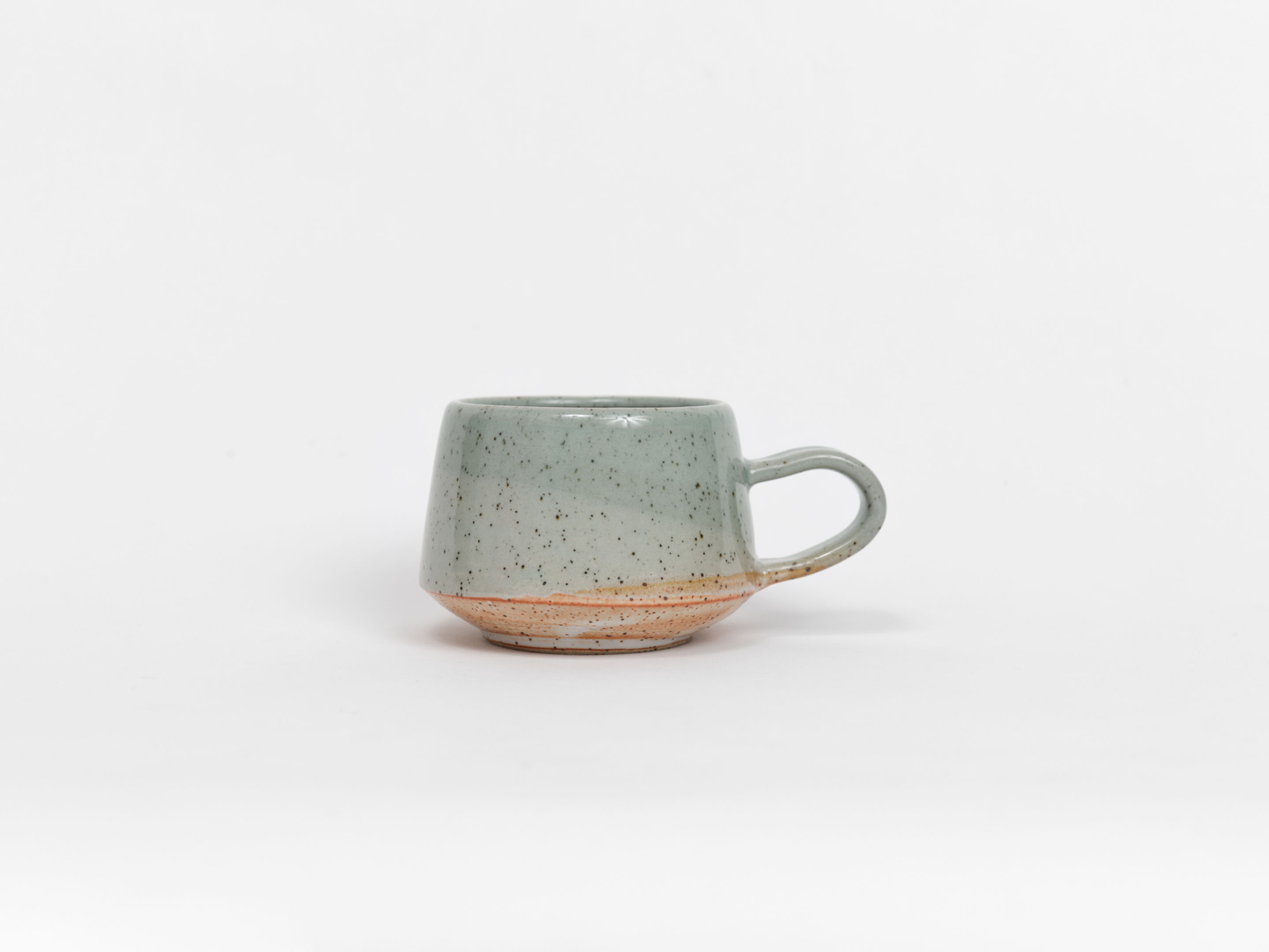 Celadon Reduction Fired Mug