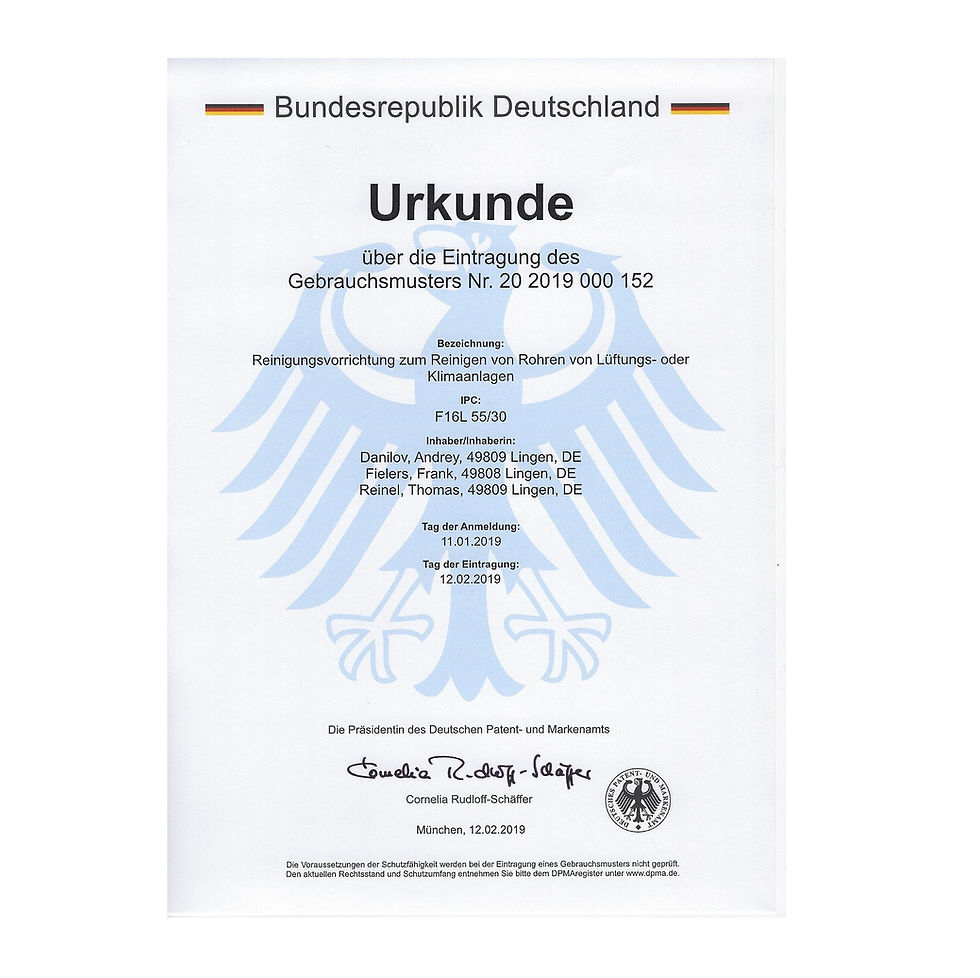 Miniaturbild: Reinigen von Lüftungsrohren