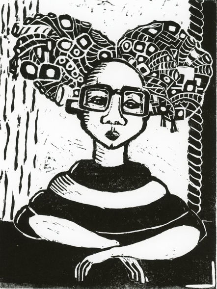 Linoprint by Albena Shkodrova