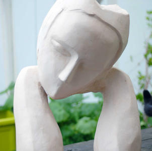 Contemporary sculpture. Dreamer. Brasil. Sculpture by Albena Shkodrova.