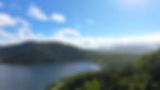 Dam and hills