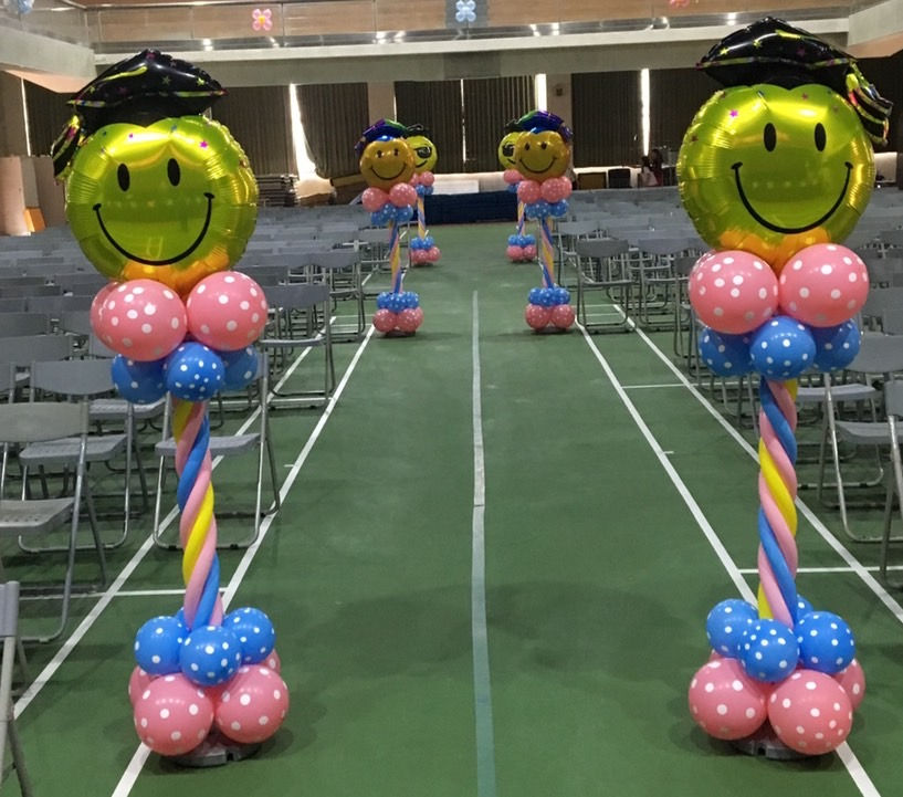 1.2米畢業氣球柱