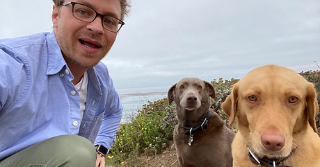 Selfie with the girls in San Simeon CA Jul 2020.jpeg