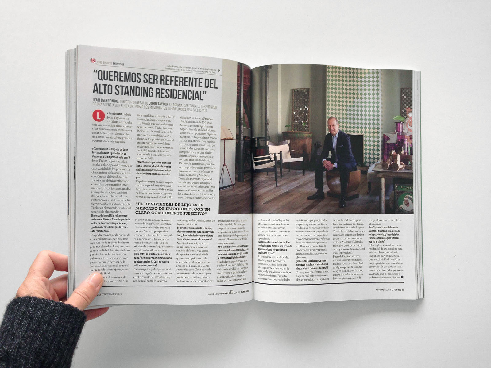 Ivan Barrondo/ John Taylor Spain/ Forbes Magazine