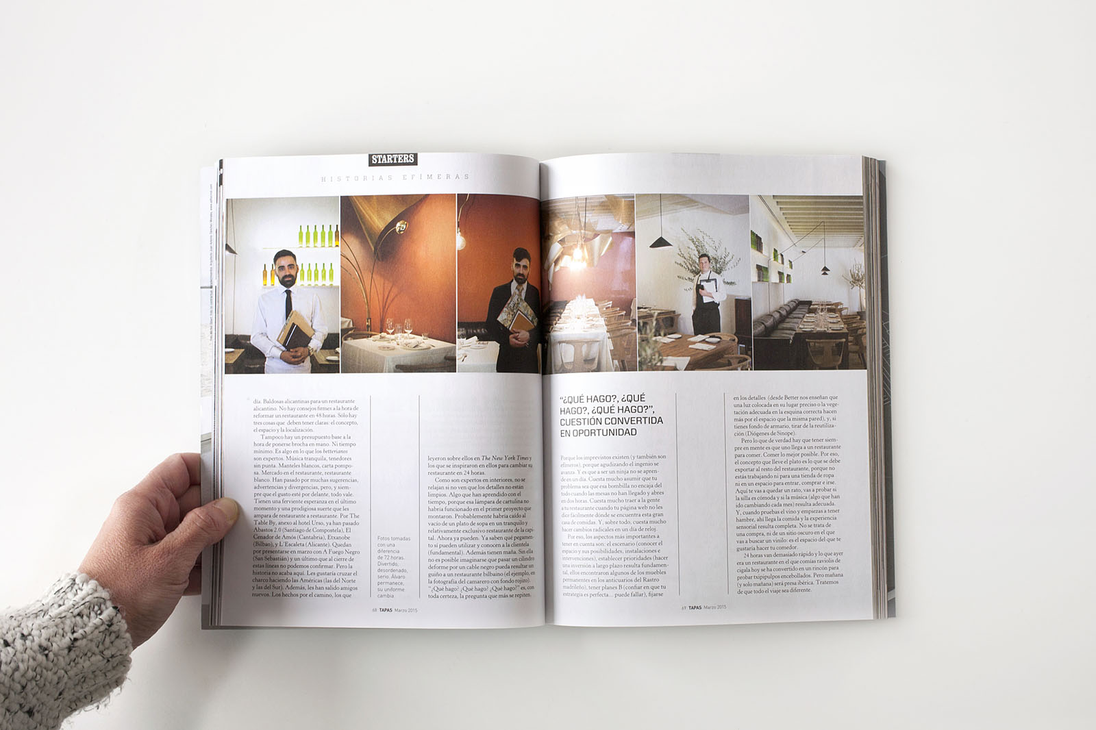 The Table By
Restaurante Pop Up 
Tapas Magazine