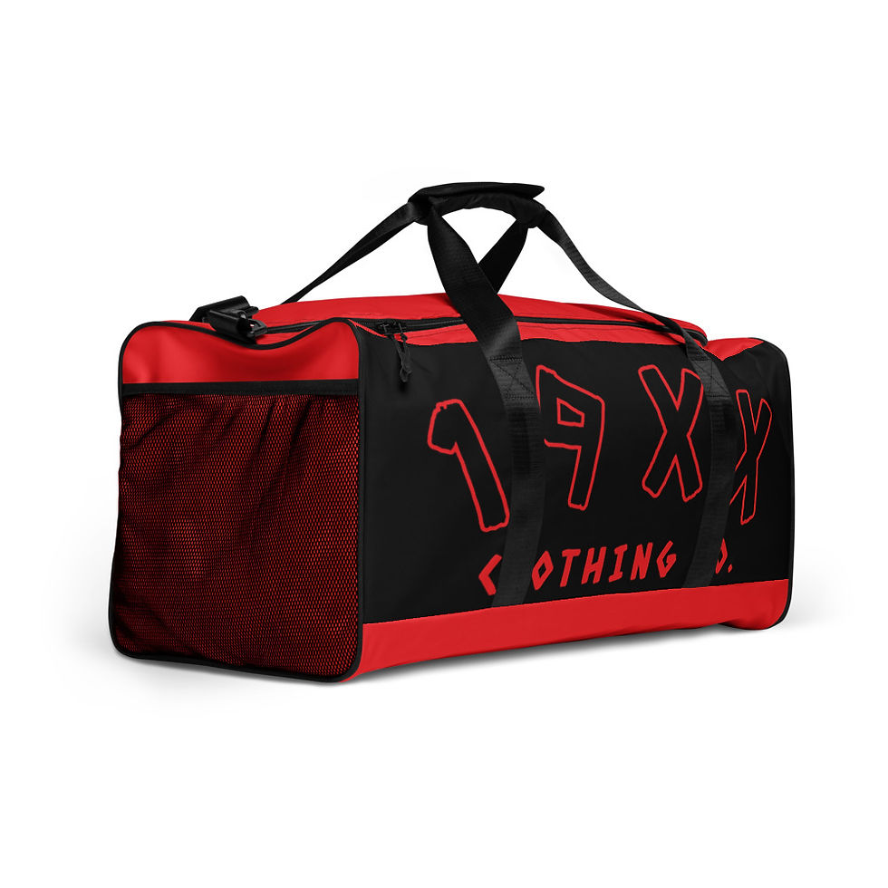 縮圖：19XX.LE - Overnight Duffle (Blk/Red)