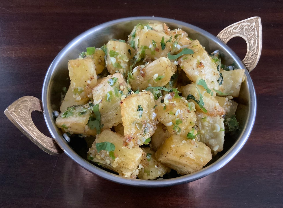 Chilli Garlic Mogo | The Rasoi Recipes