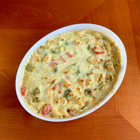Creamy Veg Pasta Bake