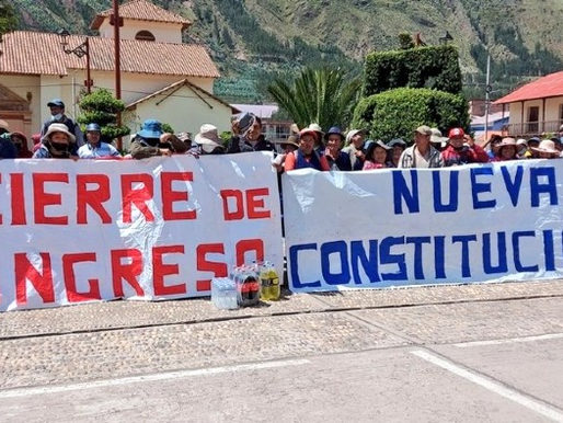 IEP: 69% de peruanos de acuerdo con instalación de una Asamblea Constituyente