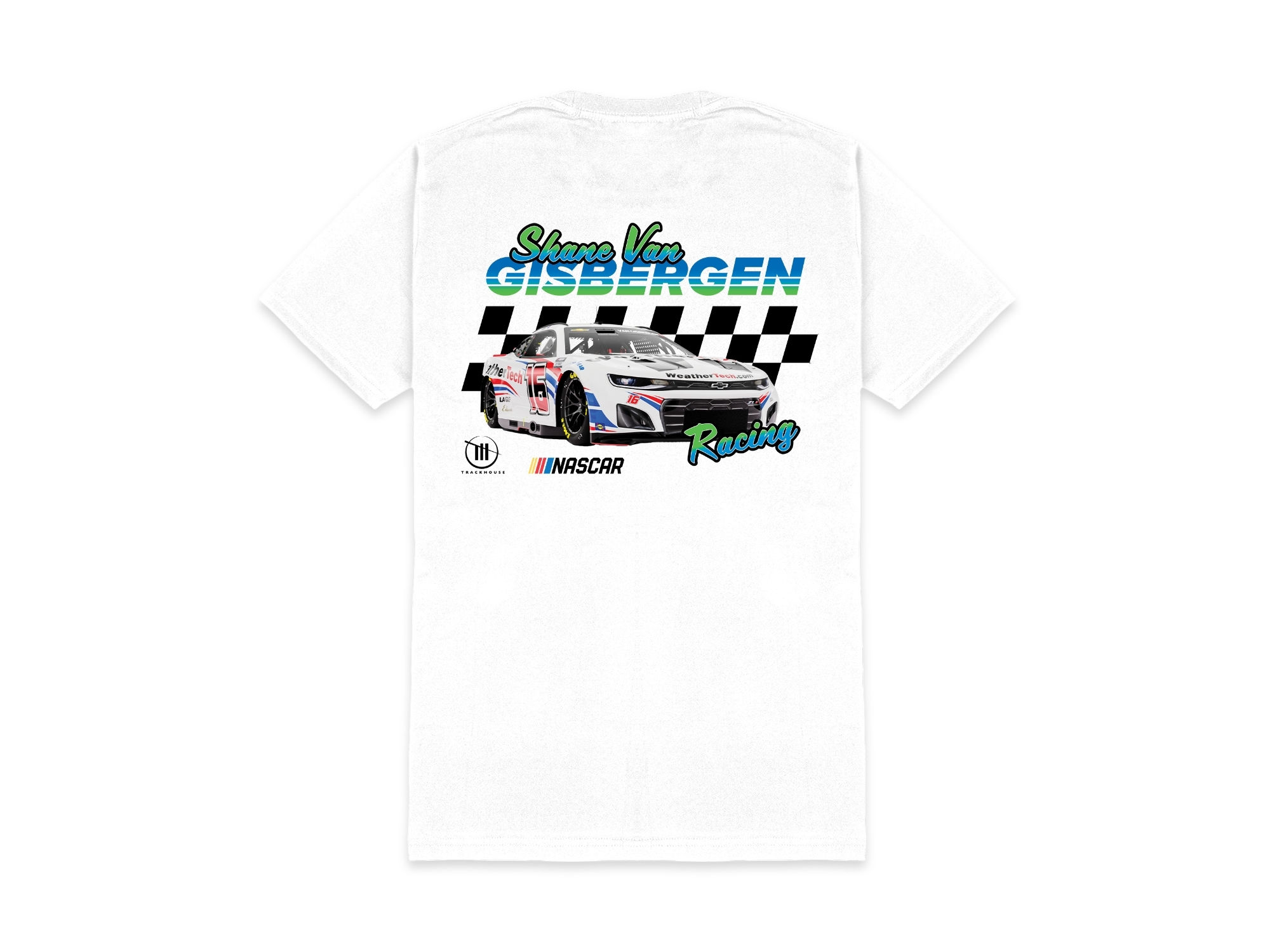 SVG #16 NASCAR x Trackhouse T-Shirt White/Green