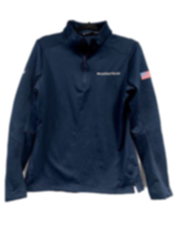 WT Levelwear 1/4 Navy Zip Sweater - Ladies