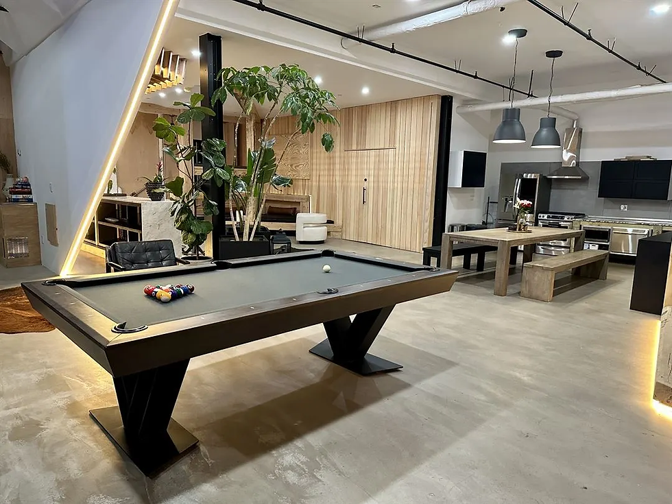The entertainment area of 22 Fold Properties