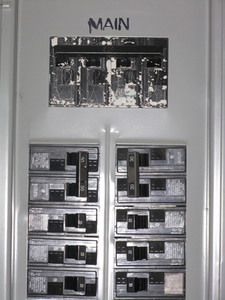 Main disconnect in a residential breaker box