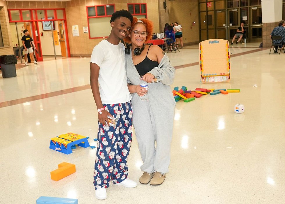 A sleepover for the graduating seniors
