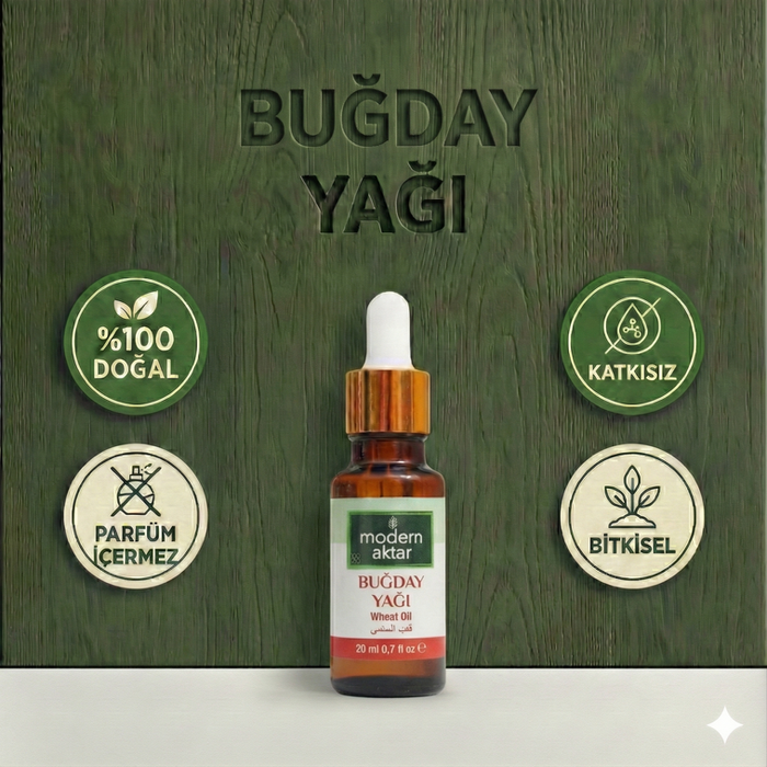 Soğuk Sıkım Buğday Yağı 20 ML