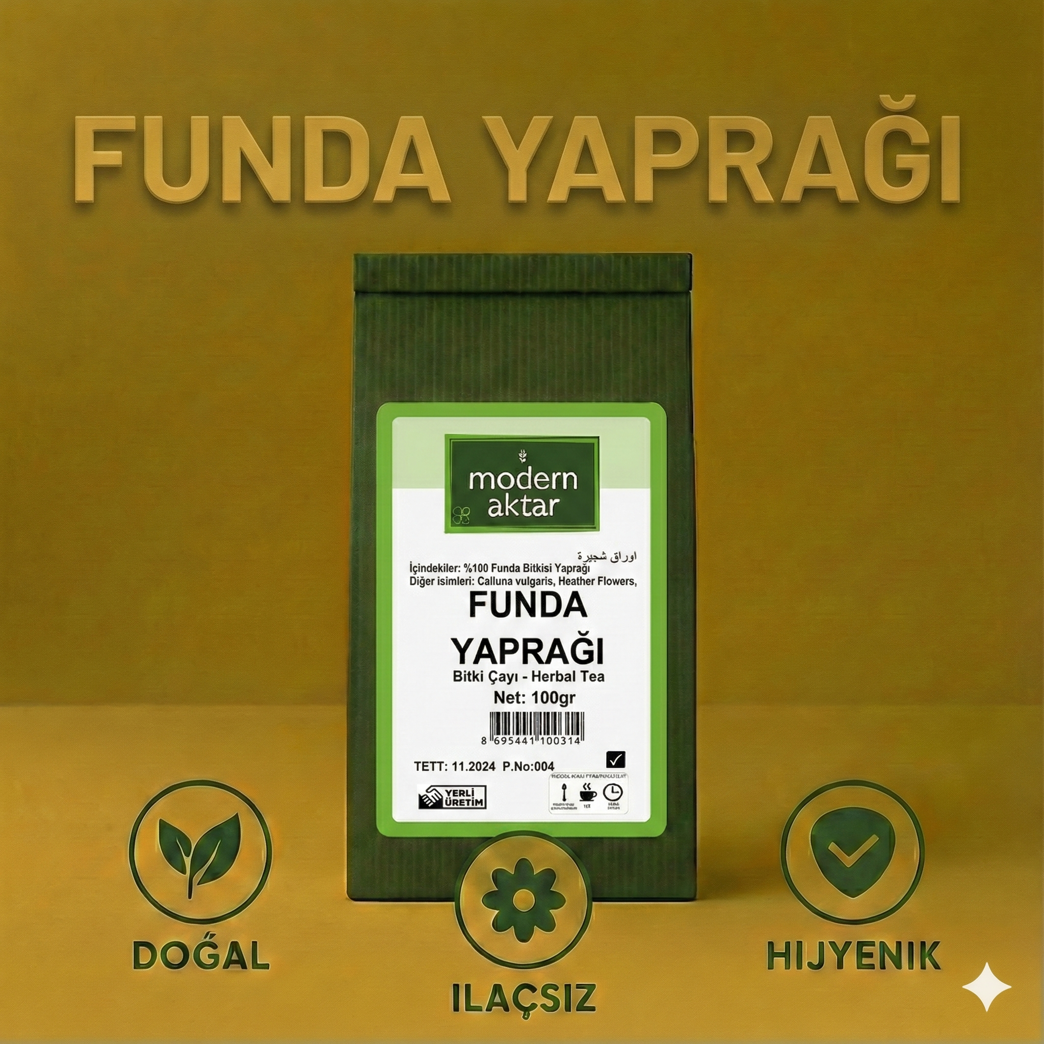 Funda Yaprağı (Süpürge Otu) 100 gr