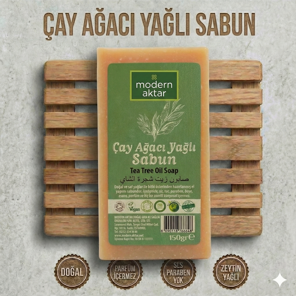 ÇAY AĞACI YAĞLI EL YAPIMI SABUN 150 GR