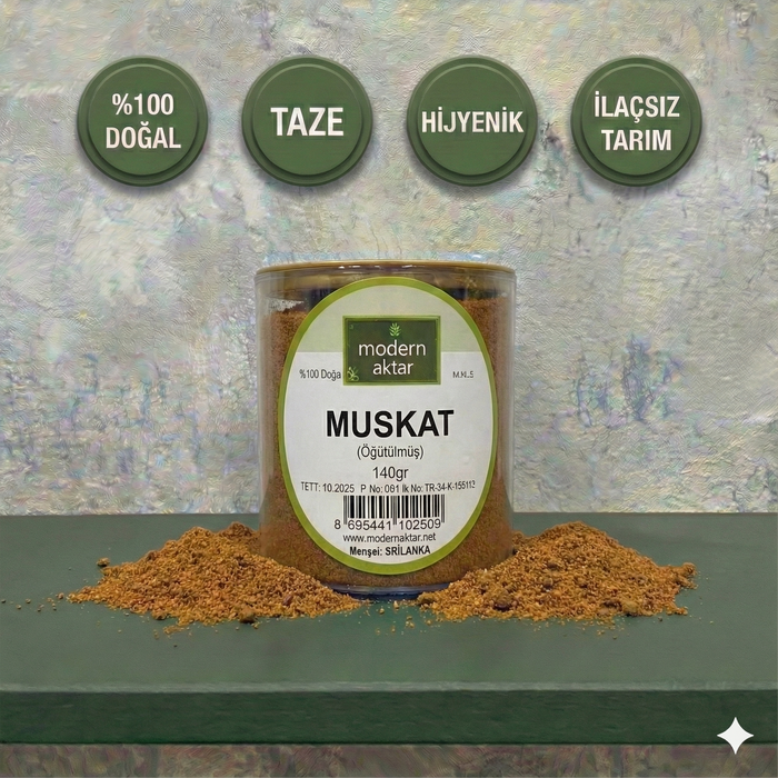 Muskat Öğütülmüş 140 GR