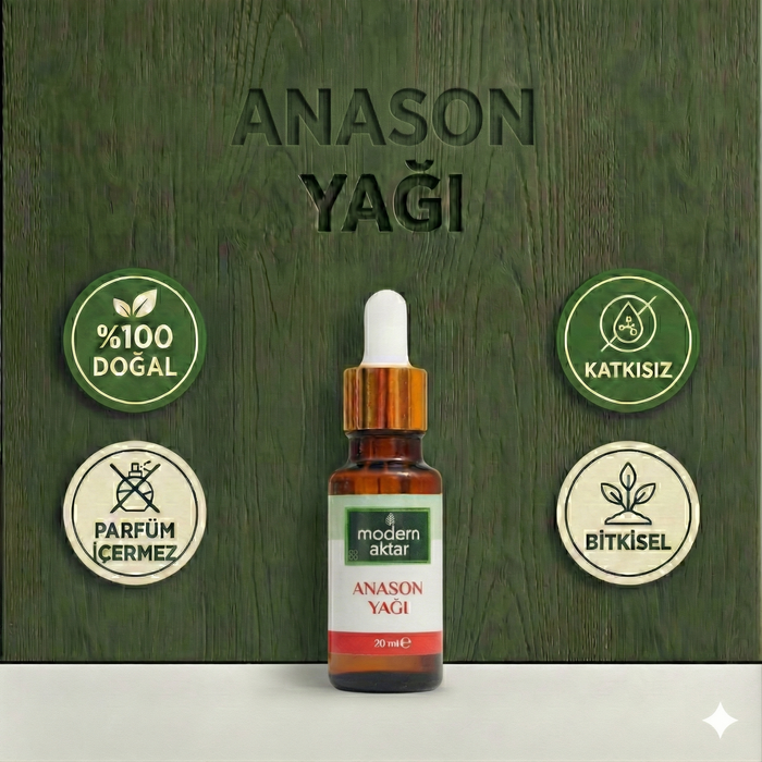 Soğuk Sıkım Anason Yağı 20 ML