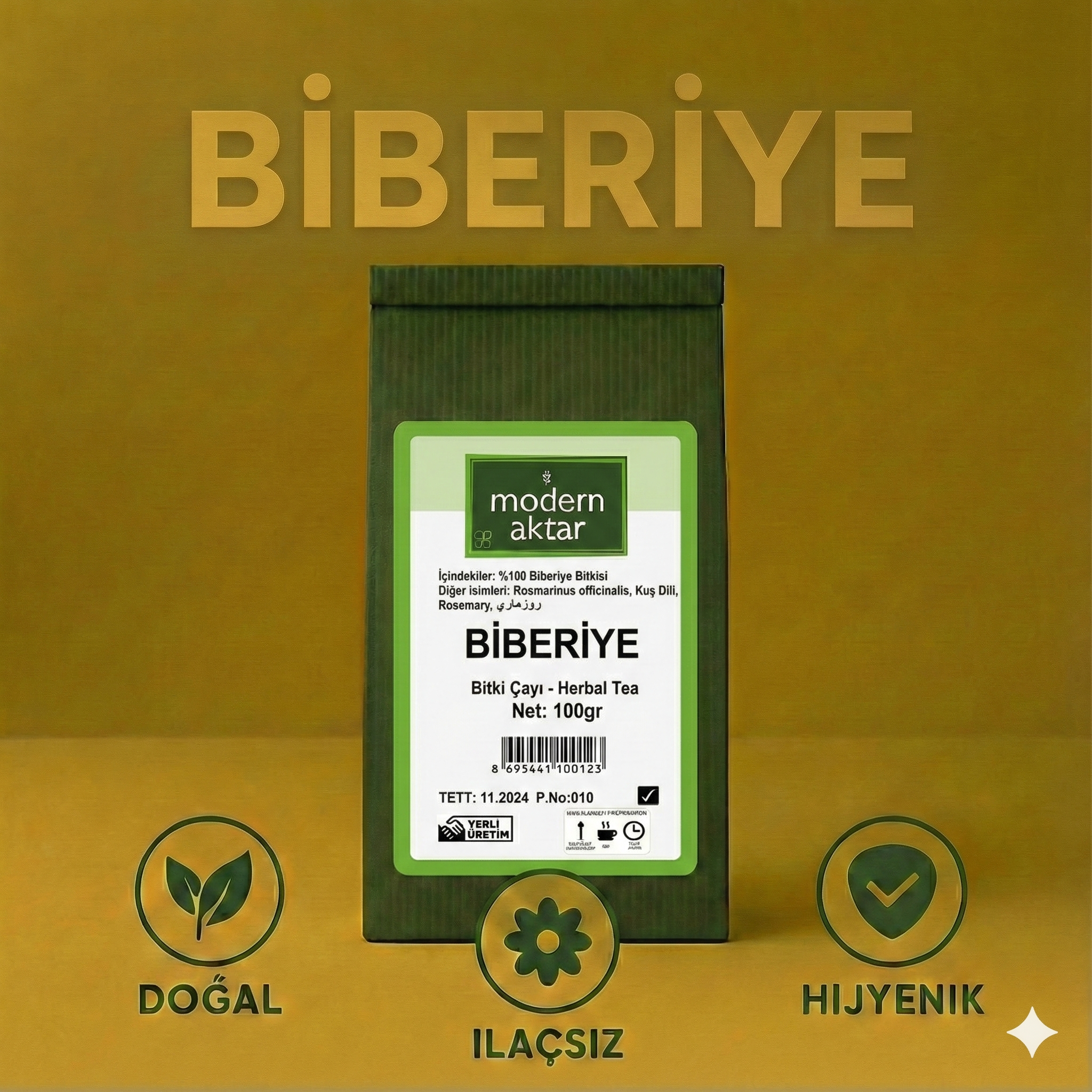 Biberiye 100 gr