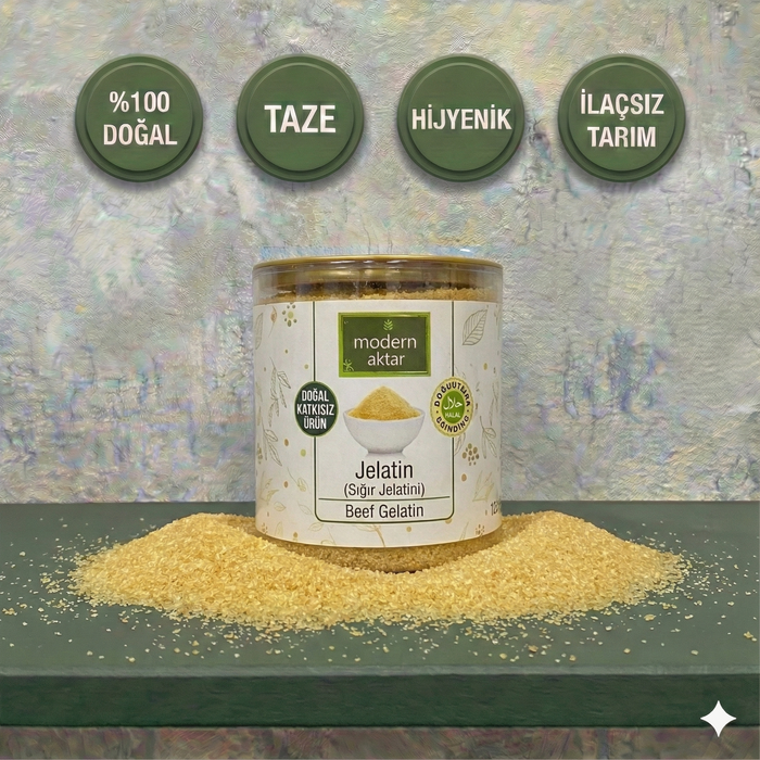 Saf Siğir Jelatini 220 Bloom 150 GR