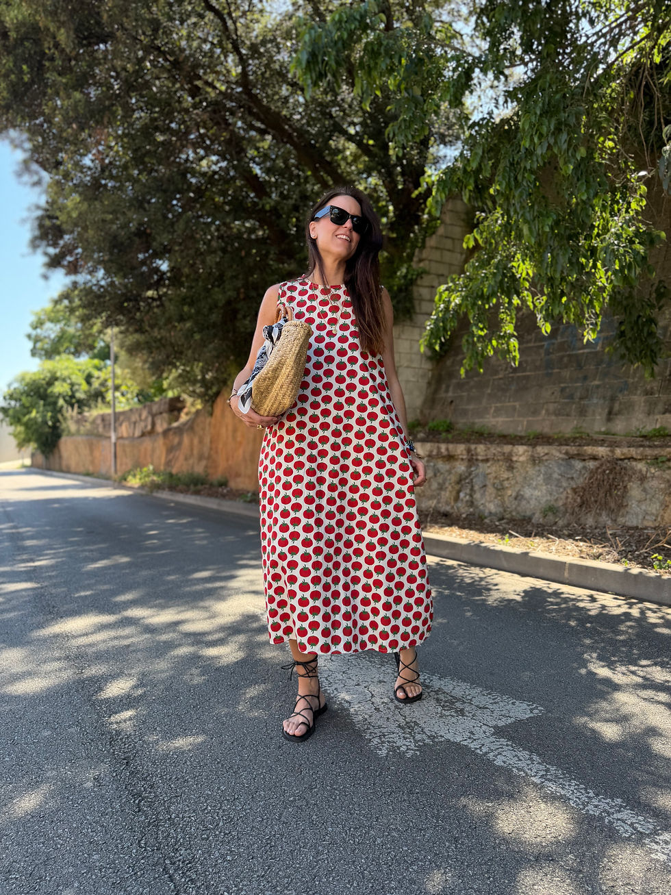 Miniatura: Vestido tomates