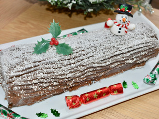 Festive Carob Log