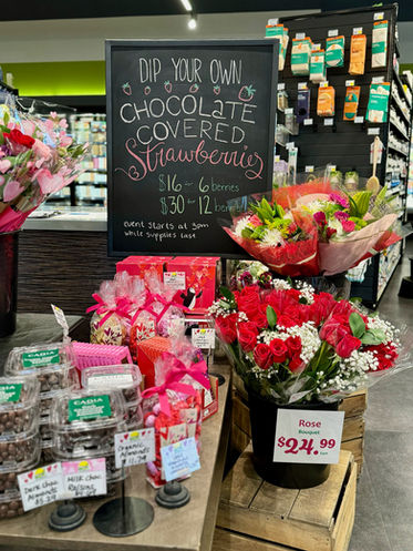 Valentine's Chocolate Covered Strawberry Event