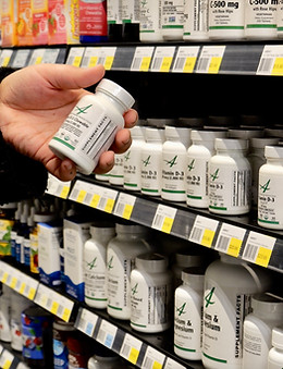 A Market Supplements on Shelves