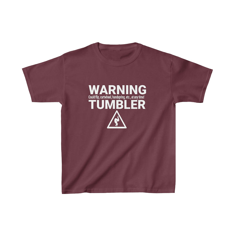 Thumbnail: Warning Tumbler Kids Heavy Cotton™ Tee