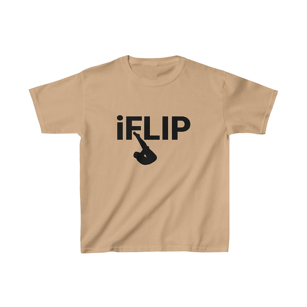 Thumbnail: iFlip Boys Kids Heavy Cotton™ Tee